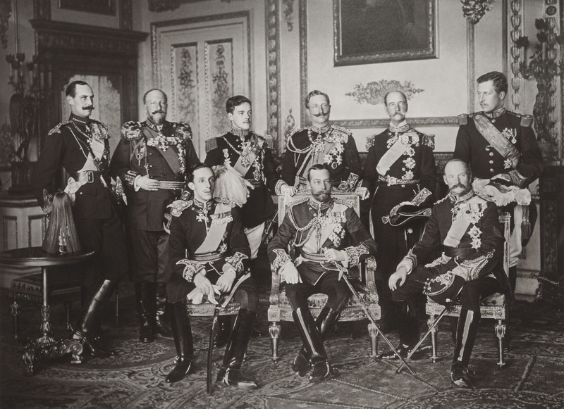 Nine Sovereigns at Windsor for the funeral of King Edward VII | Alamy Stock Photo by Tibbut Archive