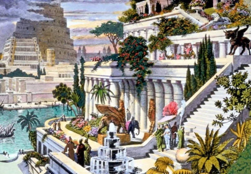 The Hanging Gardens of Babylon | Alamy Stock Photo