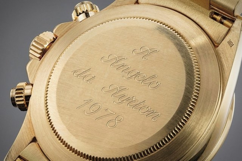 The Connection Between This Golden Rolex Watch and Formula One | 