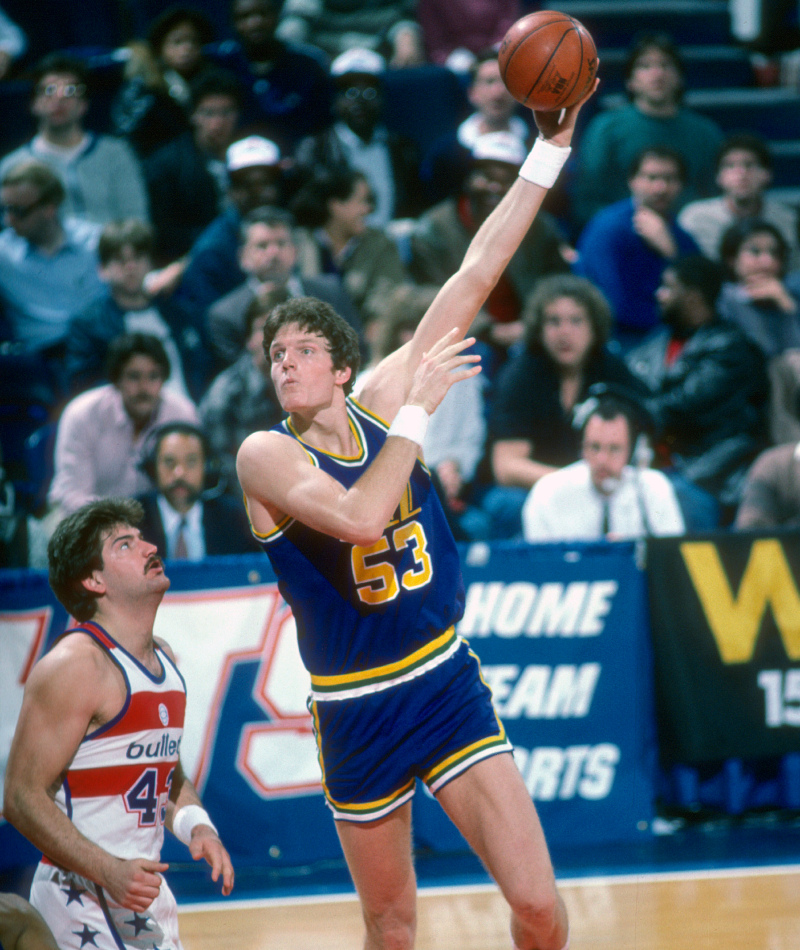 Mark Eaton – 7’ 4” | Getty Images Photo by Focus on Sport