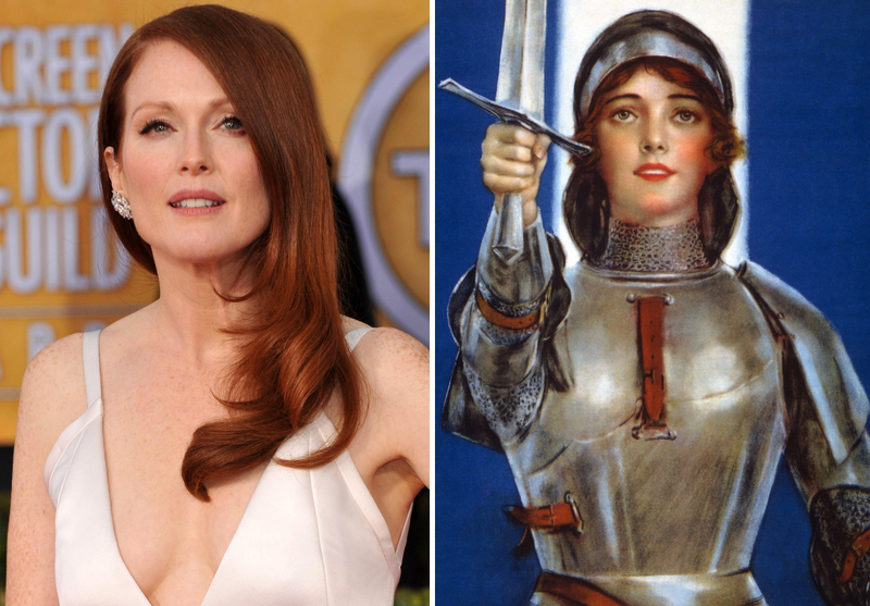 Julianne Moore and Joan of Arc | Alamy Stock Photo by Elizabeth Goodenough/Everett Collection & Fine Art Images/Heritage Images