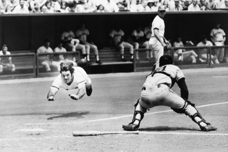 Pete Rose’s Head First Dive | Getty Images Photo by Bettmann