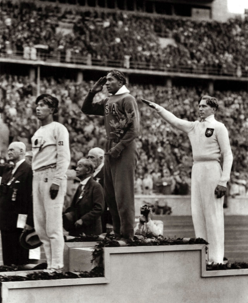 Jesse Owens at the 1936 Olympics | Alamy Stock Photo