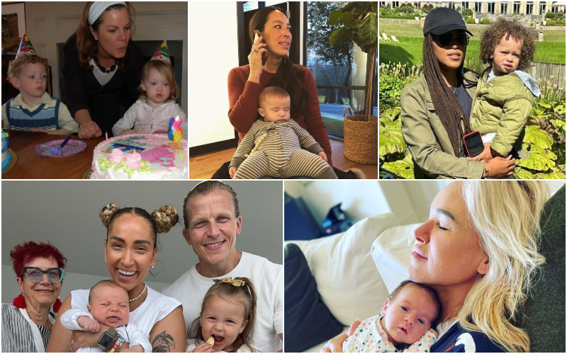 40 & Fabulous: Celebs Who Became Moms Later in Life | Instagram/@mgh_8 & @joannagaines & @therealeve & @robinnyc & @sdjneuro