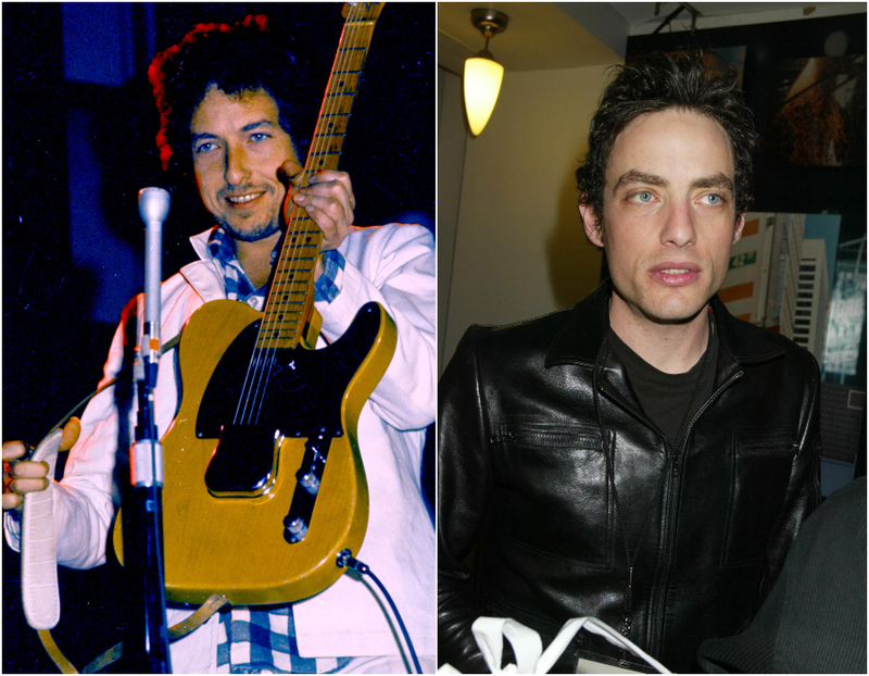 Bob Dylan (33) & Jakob Dylan (33) | Getty Images Photo by Rick Diamond/WireImage & Sylvain Gaboury/FilmMagic