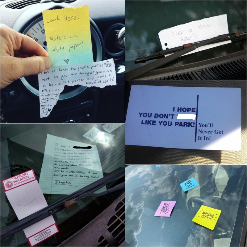 The Most Hilarious Windshield Notes Left On Cars Part 2 | Instagram/@hollyrn17 & justeatitup & Imgur.com/bDKNbPx & AHSpRws & Alamy Stock Photo by fStop Images GmbH/Tobias Titz 