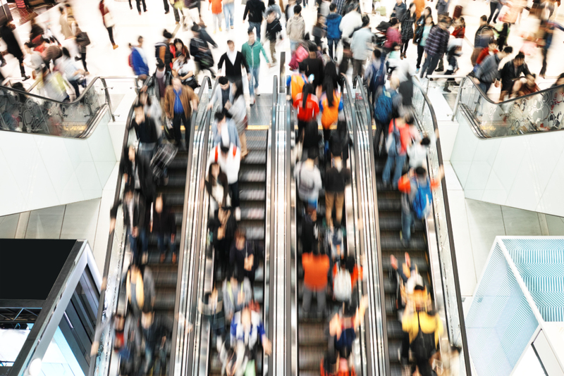 You Get in the Way on the Escalator | Shutterstock Photo by estherpoon
