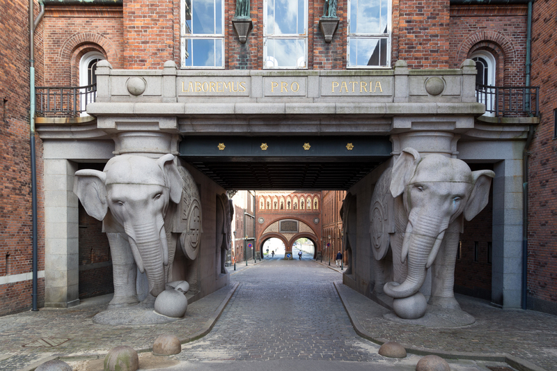 The Elephant Gates in Copenhagen, Adorned With Symbols That Remain to This Day | Alamy Stock Photo by Oliver Förstner