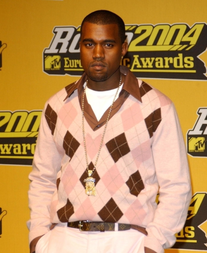 Kanye West Serving Face in the Early 2000s | Getty Images Photo by Ian West - PA Images