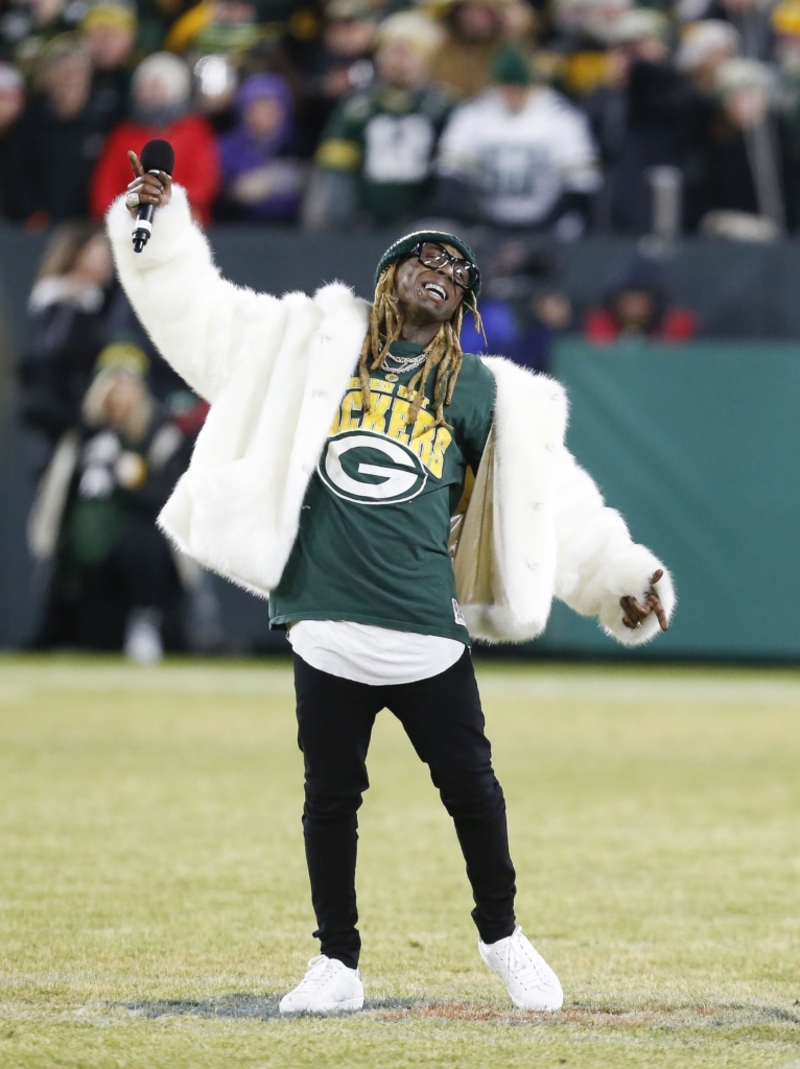 Green Bay Packers: Lil' Wayne | Alamy Stock Photo