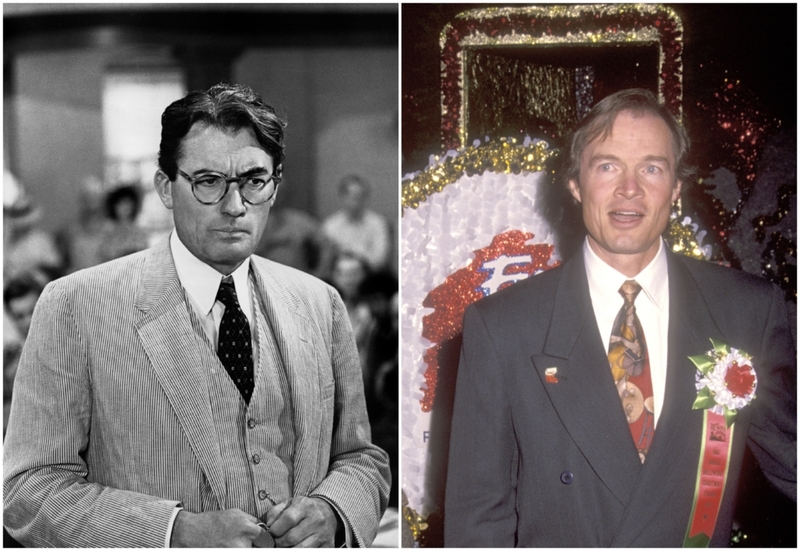 Gregory Peck (46) & Stephen Peck (46) | Alamy Stock Photo by TCD/Prod.DB & Getty Images Photo by Ron Galella, Ltd.
