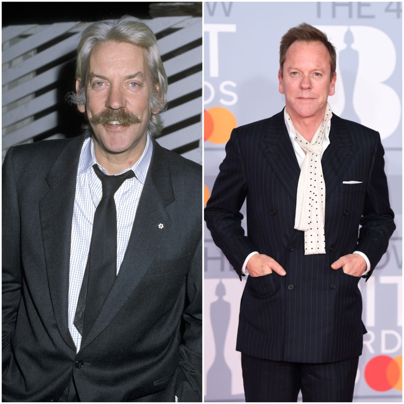 Donald Sutherland (52) & Kiefer Sutherland (52) | Getty Images Photo by Ron Galella & Karwai Tang/WireImage