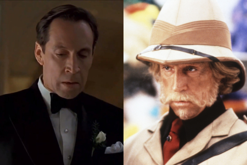 Jonathan Hyde In Jumanji | Movie Shot/Youtube.com/@GageLucasOldhamOfficial & Alamy Stock Photo by TriStar Pictures/Courtesy Everett Collection