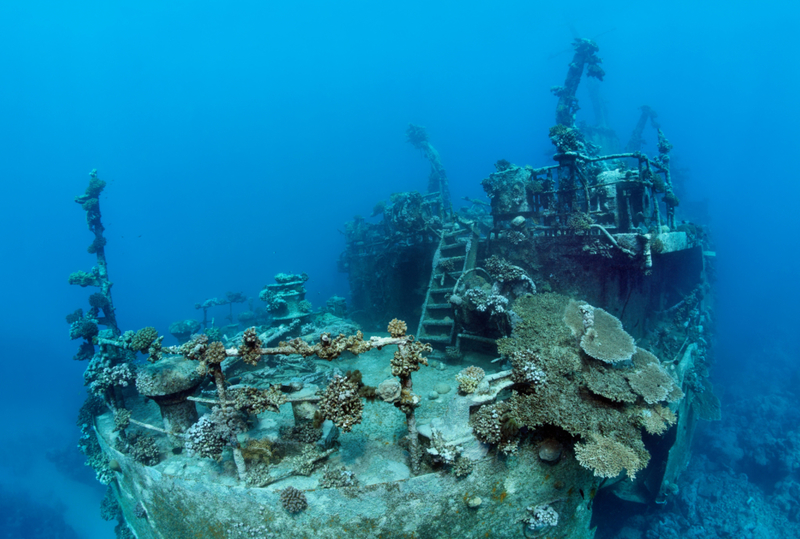 Russian Shipwreck in The Red Sea | Alamy Stock Photo