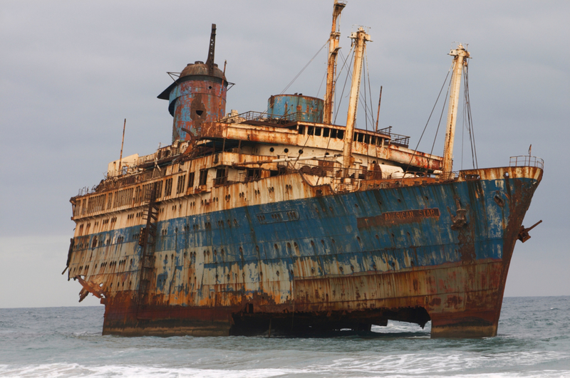 The Wreck Of SS America, Canary Islands | Alamy Stock Photo