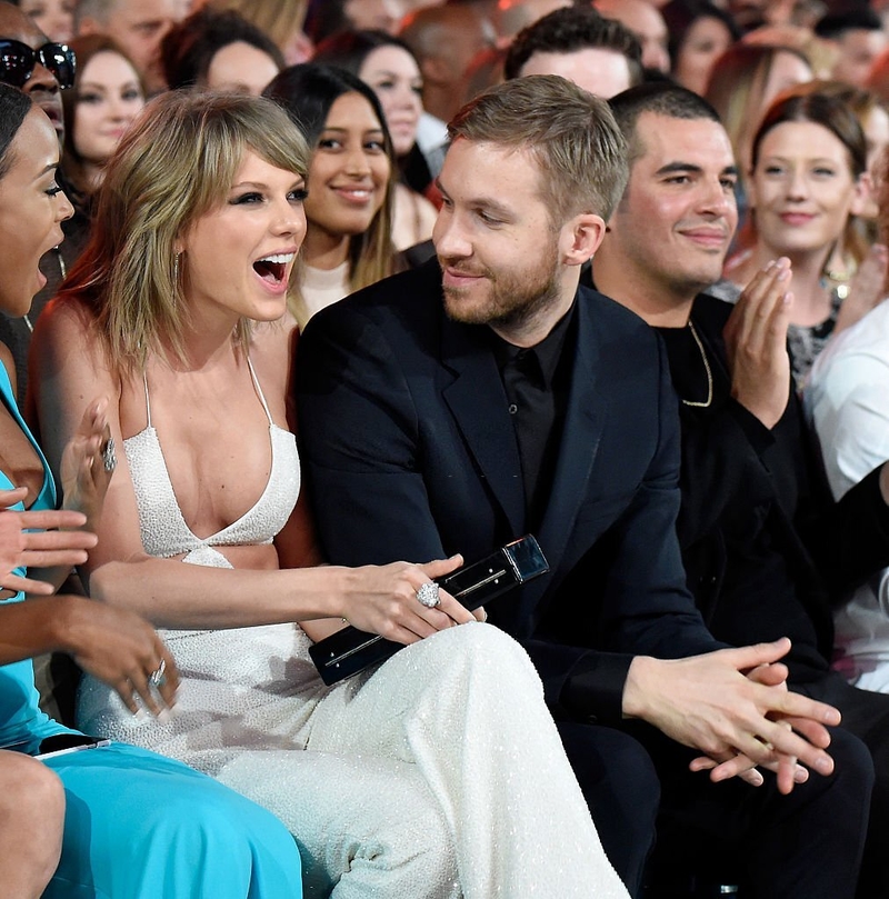 Calvin Sorry About Swift | Getty Images Photo by Kevin Mazur/BMA2015/WireImage
