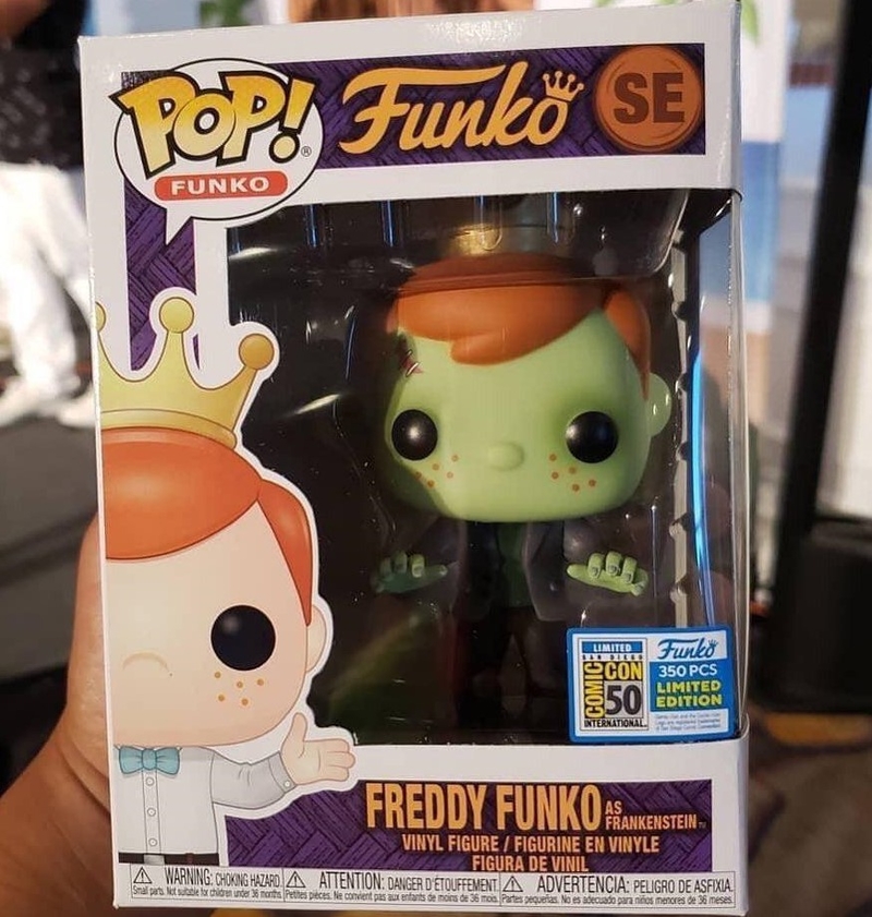 Frankenstein Freddy Funko — Glows in the Dark | Facebook/@2baldguysuk