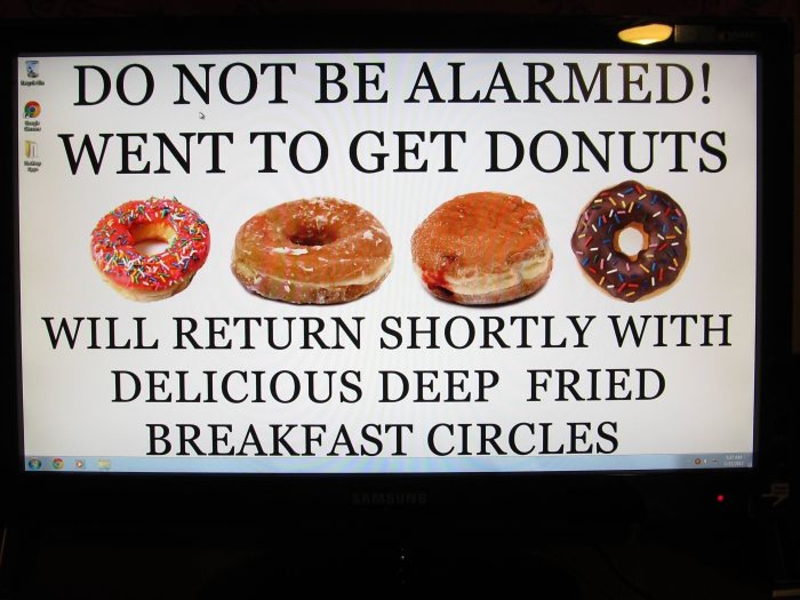 Donut, Be Alarmed! | Imgur.com/g6KTX