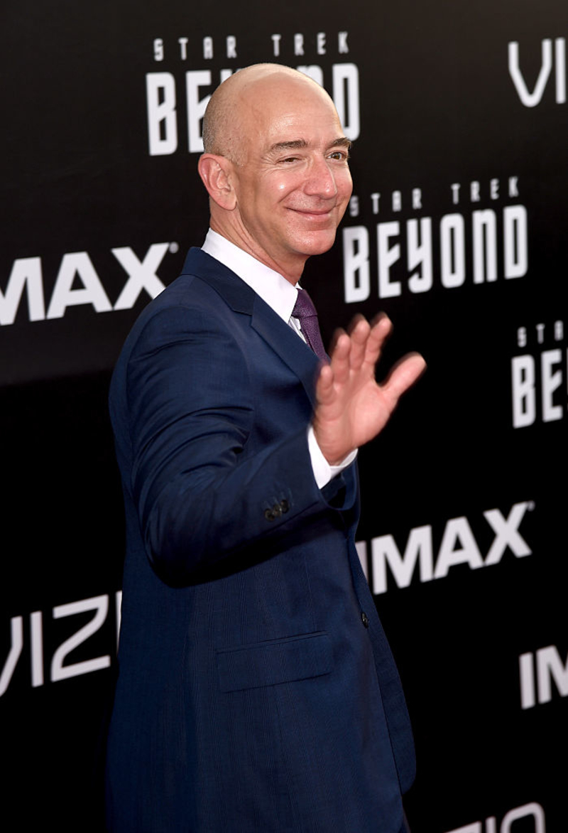 Jeff Bezos: Star Trek | Getty Images Photo by Kevin Winter