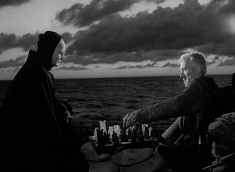 The Seventh Seal (1957) - The Chess Set: $150K | Alamy Stock Photo by LANDMARK MEDIA