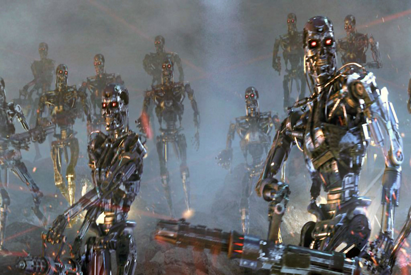 Terminator 2: Judgement Day (1991) - T-800 Robot: $488.75K | Alamy Stock Photo by COLLECTION CHRISTOPHEL/ Kassar / Pacific Western