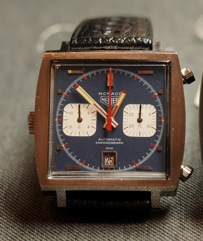 The Heuer Monaco Watch | Getty Images Photo by BEN STANSALL/AFP