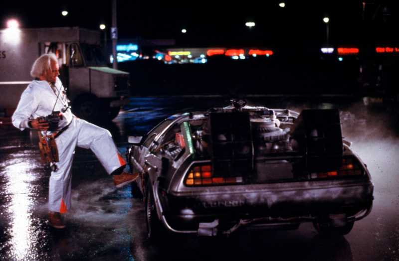 Back to the Future trilogy (1985-90) - DeLorean Time Machine: $541K | Alamy Stock Photo by PictureLux / The Hollywood Archive 