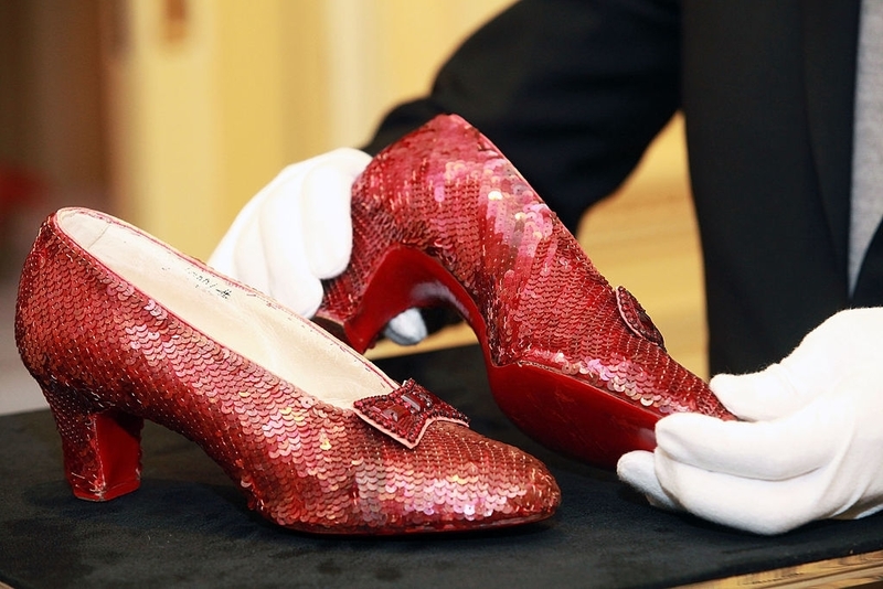 The Wizard of Oz (1939) - Ruby Slippers: $2M | Getty Images Photo by Astrid Stawiarz