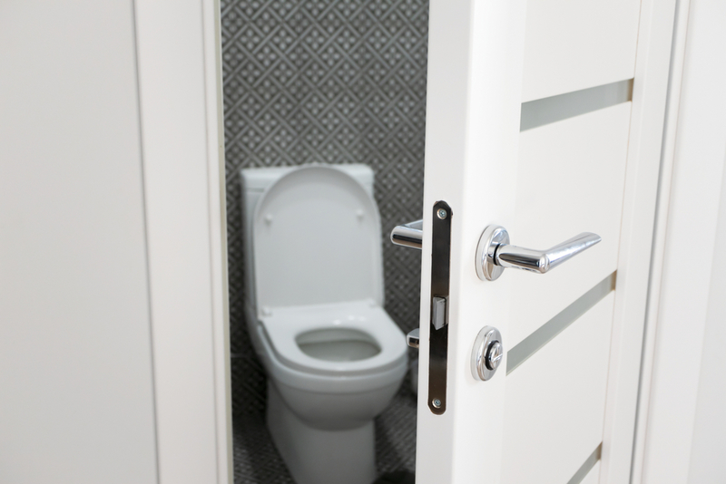 Using the Bathroom With the Door Open | Shutterstock