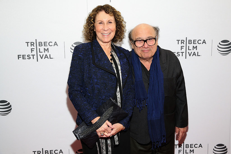 Rhea Perlman and Danny DeVito | Getty Images Photo by Robin Marchant