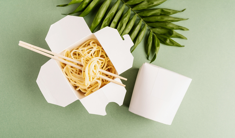 Cajas planas de comida para llevar | Shutterstock