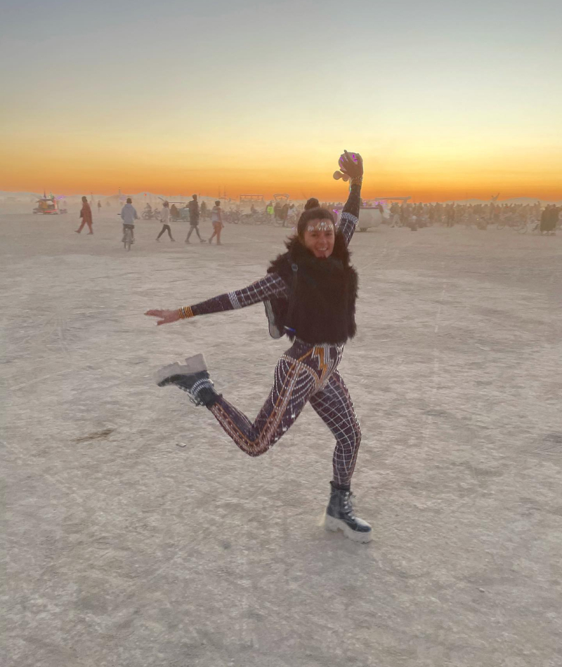 Living it Up at Burning Man | Instagram/@danicapatrick