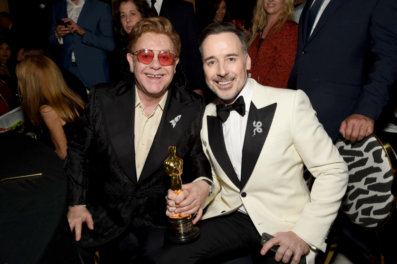 David Furnish y Elton John | Getty Images Photo by Michael Kovac/ EJAF