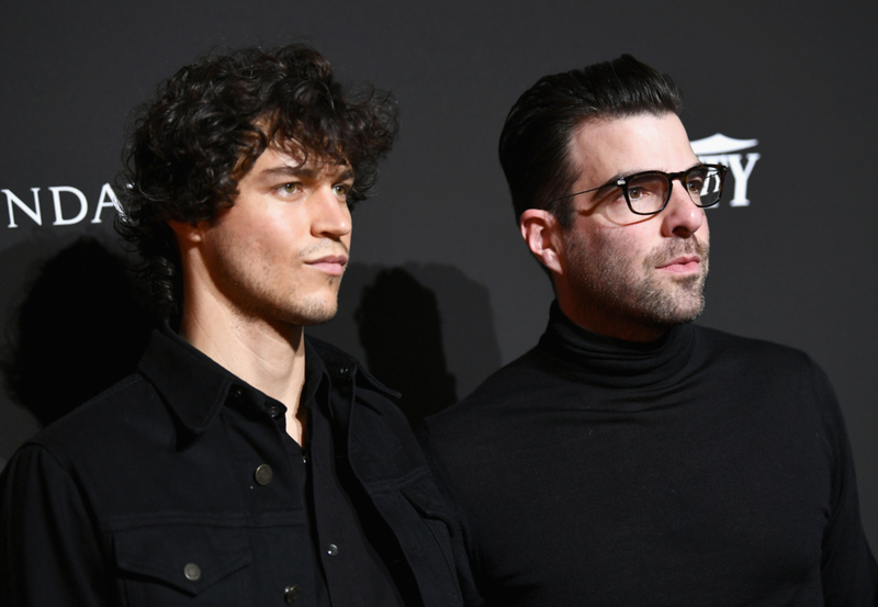 Miles McMillan y Zachary Quinto | Getty Images Photo by Emma McIntyre