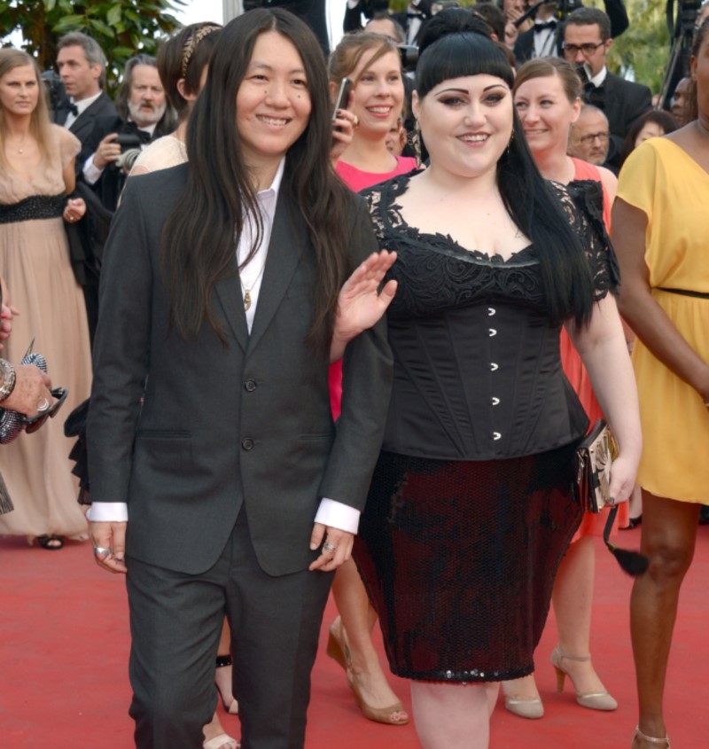 Beth Ditto y Kristin Ogata | Getty Images Photo by Dominique Charriau/WireImage