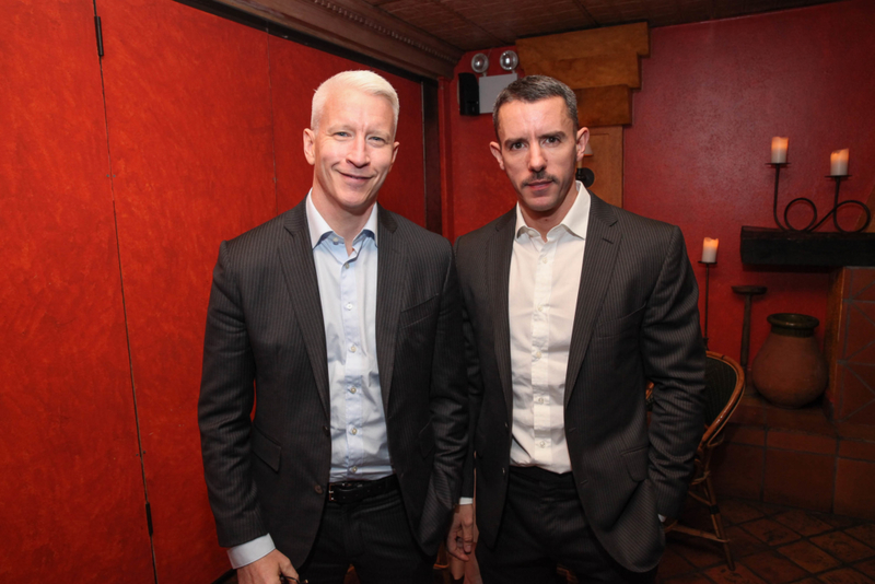 Benjamin Maisani y Anderson Cooper | Getty Images Photo by Rob Kimr