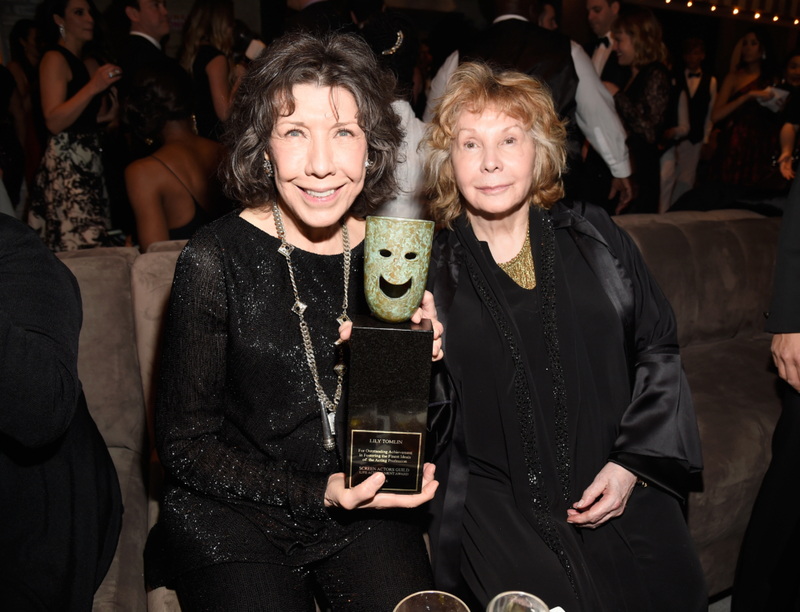 Jane Wagner y Lily Tomlin | Getty Images Photo by Kevin Mazur