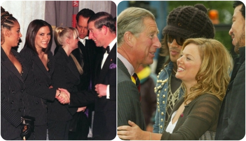 Spice Girl Geri Halliwell Patted Prince Charles’ Royal Behind | Alamy Stock Photo