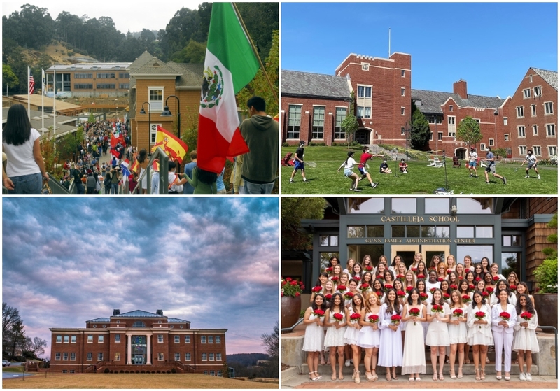 More of The Most Expensive High Schools in the United States | Alamy Stock Photo & Facebook/@TheTaftSchool & @WoodberryForestSchool & @CastillejaSchool