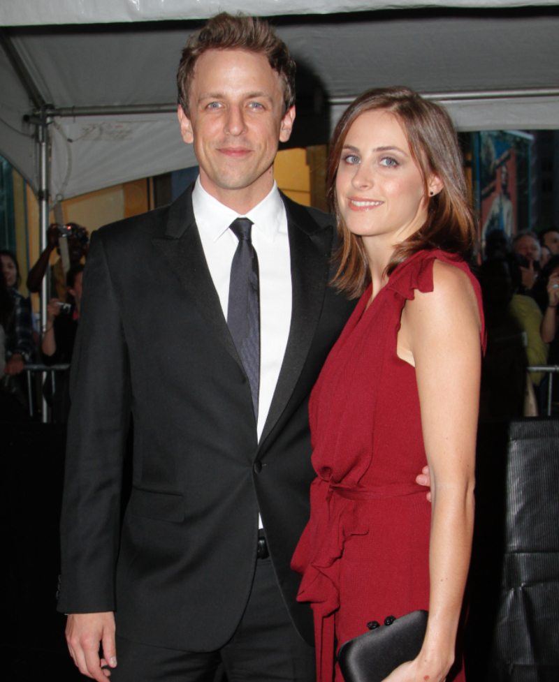 Seth Meyers and Alexi Ashe | Debby Wong/Shutterstock