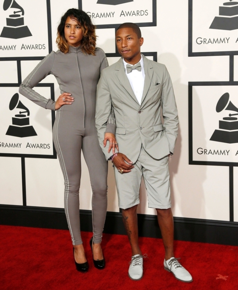 Pharrell Williams and Helen Lasichanh | Alamy Stock Photo by REUTERS/Mario Anzuoni 