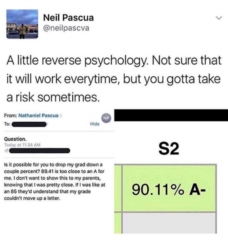 Reverse Psychology | Twitter/@neilpascva