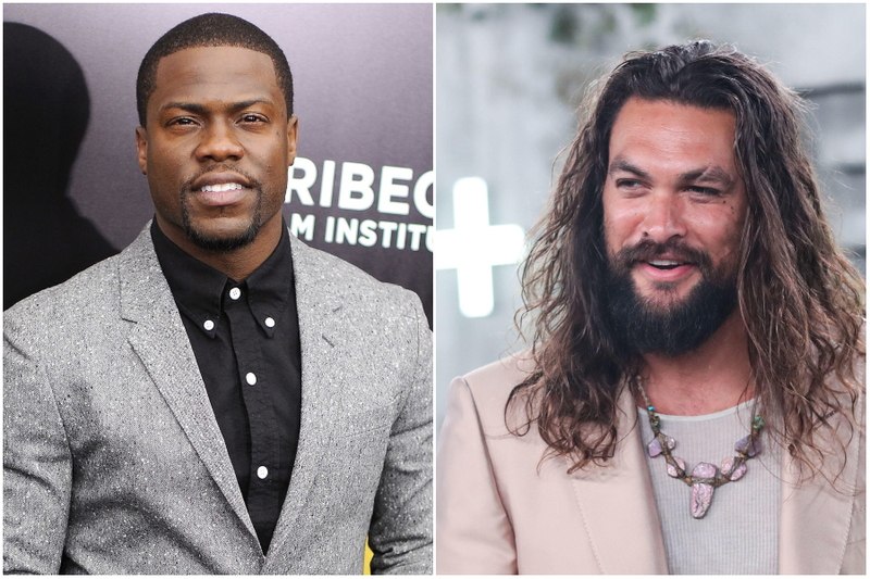 Kevin Hart and Jason Momoa- 1979 | Getty Images Photo by Dimitrios Kambouris/Alamy Stock Photo