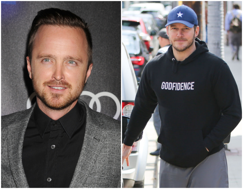 Aaron Paul and Chris Pratt-1979 | Alamy Stock Photo/Getty Images Photo by BG004/Bauer-Griffin