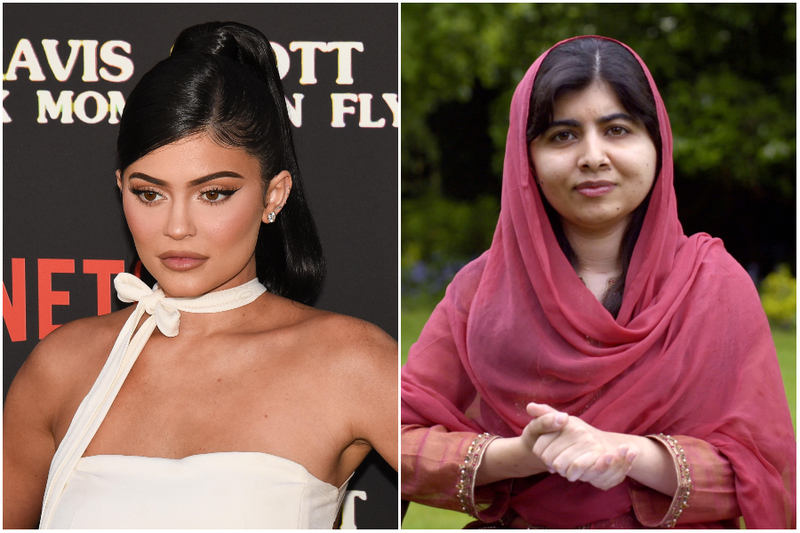 Kylie Jenner and Malala Yousafzai- 1997 | Alamy Stock Photo/Getty Images Photo by Getty Images