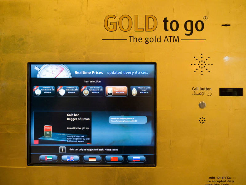 Máquina de oro | Alamy Stock Photo
