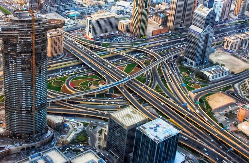 Es difícil encontrar una dirección en Dubái | Alamy Stock Photo