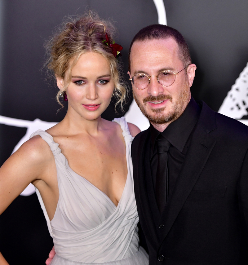 Jennifer Lawrence and Darren Aronofsky | Getty Images/Photo by James Devaney/FilmMagic