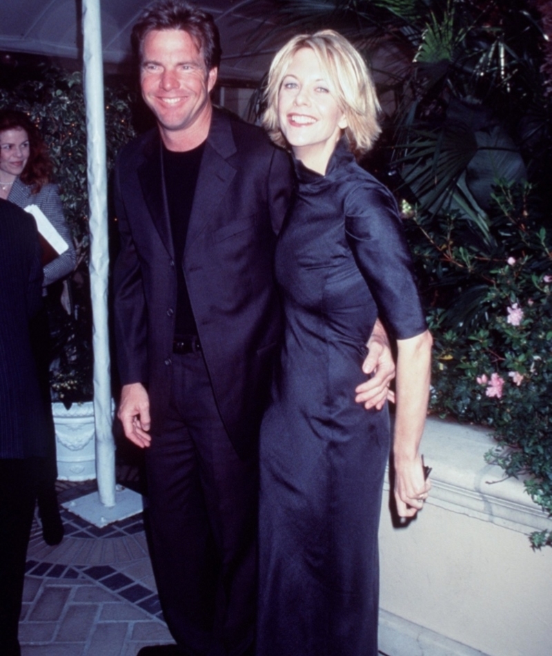 Dennis Quaid and Meg Ryan | Getty Images/Photo by James Aylott/Online USA