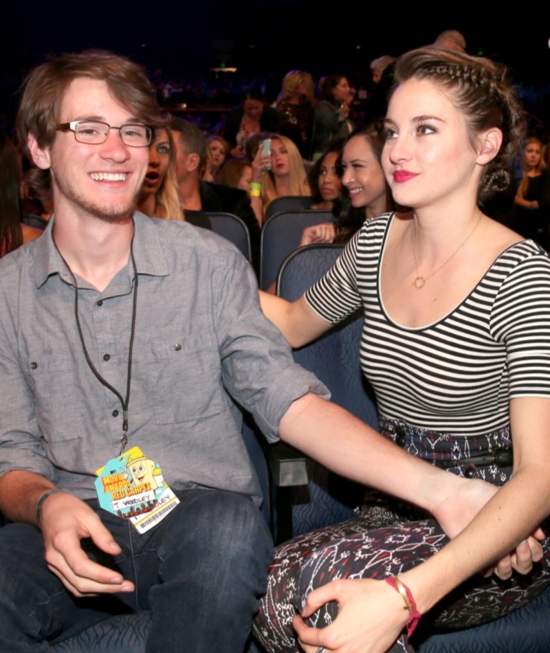 Shailene Woodley con su hermano Tanner Woodley | Getty Images Photo by Christopher Polk/MTV1415